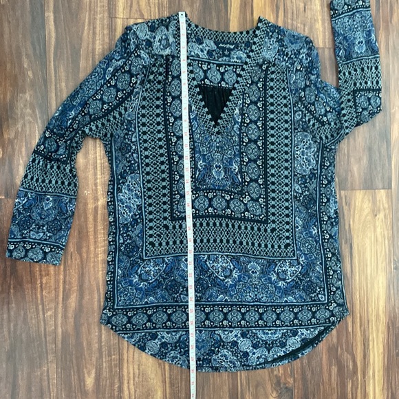 Lucky Brand Tunic Blouse, Size L - Picture 5 of 5